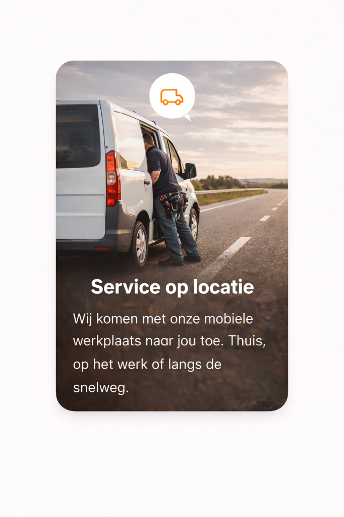 Service op locatie