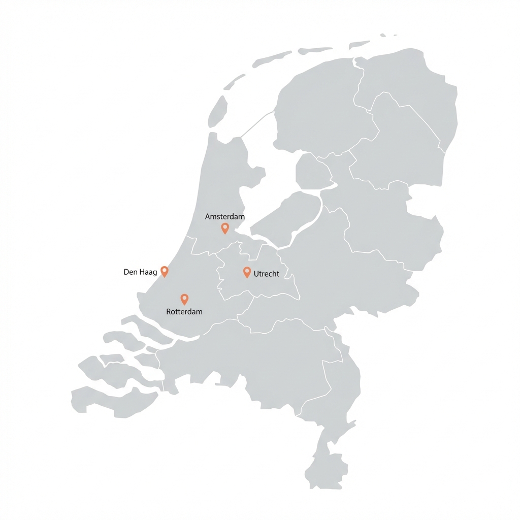 Nederland kaart